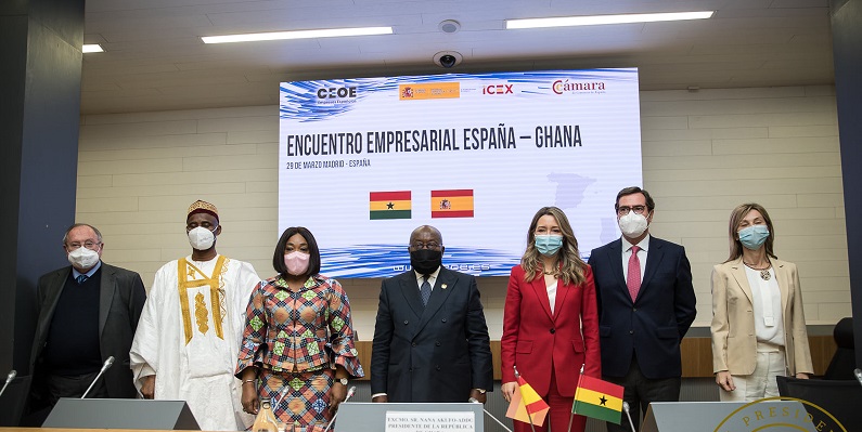 “Ghana Is A Haven Of Peace, Investments Are Protected” – President Akufo-Addo To Spanish Investors