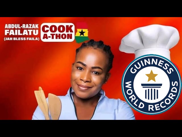 Ghanaian Chef Sets New World Record in Marathon Cooking Event