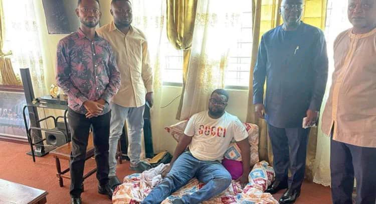 Vice President Bawumia Visits Ailing YOLO Actor Drogba