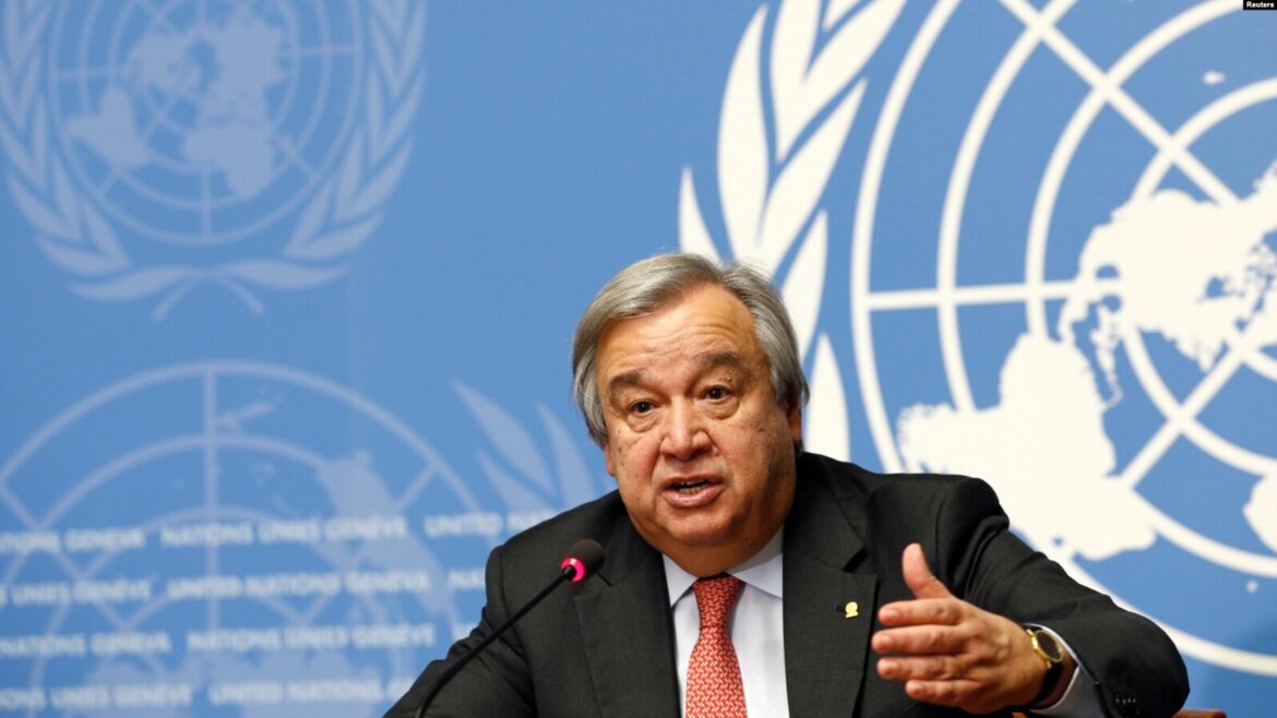 UN SECRETARY-GENERAL FACES CRITICISM OVER ALLEGED ANTISEMITISM BY SPECIAL RAPPORTEUR