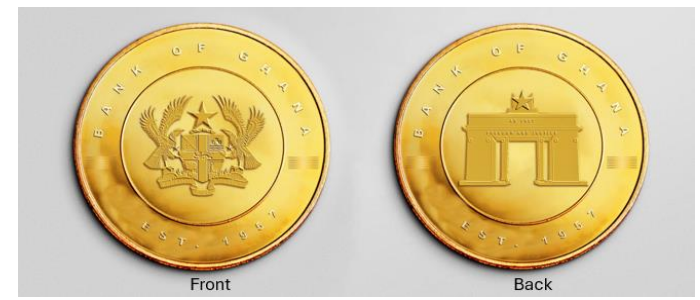 Ghana Gold Coin goes on sale: A quarter ounce at GH₵11,188.12 on Nov. 26