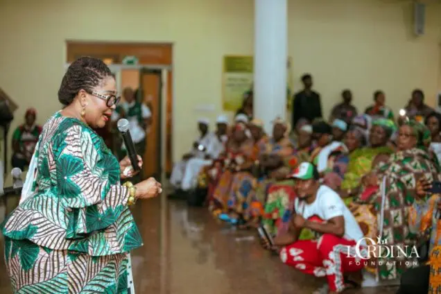 Lordina Mahama campaigns in Kumasi markets, selling NDC’s 2024 Manifesto