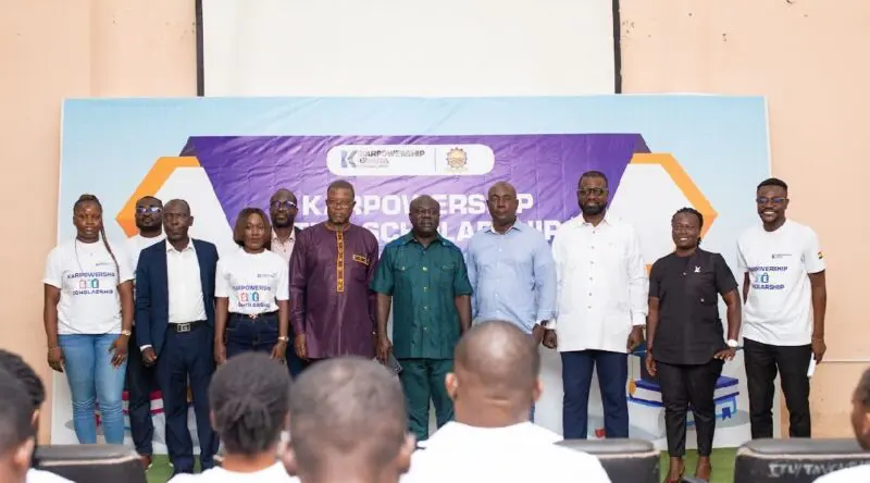 FORTY TAKORADI TECHNICAL UNIVERSITY STUDENTS RECEIVE SCHOLARSHIP EMPOWERMENT FROM KARPOWERSHIP GHANA