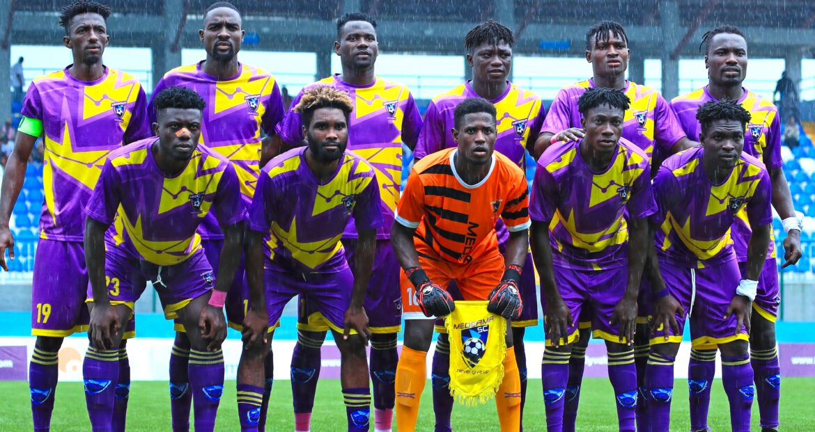 MEDEAMA COACH, IBRAHIM TANKO BACKS HIS PLAYERS FOR BLACK STARS RECOGNITION.  